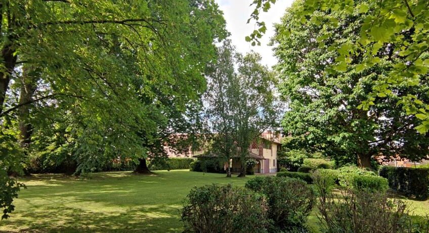ALBUZZANO VIA PERTINI CASA SEMINDIPENDENTE DI 180 MQ CON PARCO DI MQ 1.600 . EURO 320.000