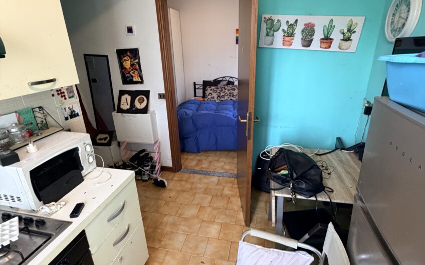 ROTTA DI TRAVACO’ VIA DI VITTORIO IN PICCOLA PALAZZINA  AMPIO MONOLOCALE CON CUCINA ABITABILE, TERRAZZO , CANTINA, ARREDATO, RISC. AUTONOMO, PORTA BLINDATA, OCCUPATO SINO AL 31/05/2026. EURO 70.000