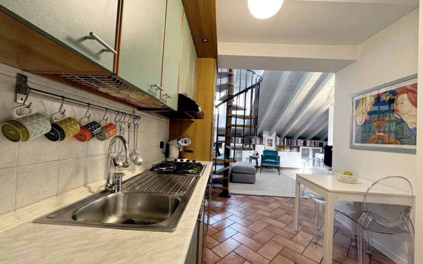 PAVIA VIA BECCARIA APPARTAMENTO MANSARDATO, RISTRUTTURATO,  DI 2 LOCALI + SERVIZI E ANGOLO COTTURA  CON SPLENDIDO TERRAZZO DI 20 CON VISTA SULLA CUPOLA DEL DUOMO OTTIMO PER  INVESTIMENTO AD ALTA REDDITIVITA’  . EURO 195.000