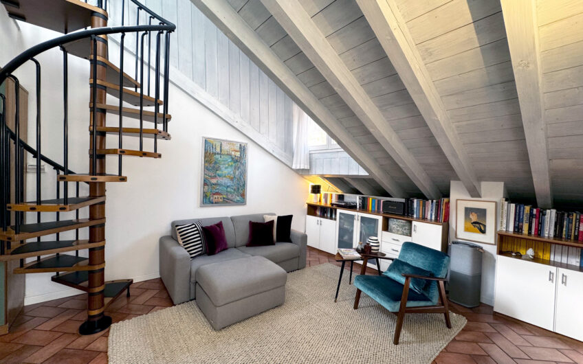 PAVIA VIA BECCARIA APPARTAMENTO MANSARDATO, RISTRUTTURATO,  DI 2 LOCALI + SERVIZI E ANGOLO COTTURA  CON SPLENDIDO TERRAZZO DI 20 CON VISTA SULLA CUPOLA DEL DUOMO OTTIMO PER  INVESTIMENTO AD ALTA REDDITIVITA’  . EURO 195.000