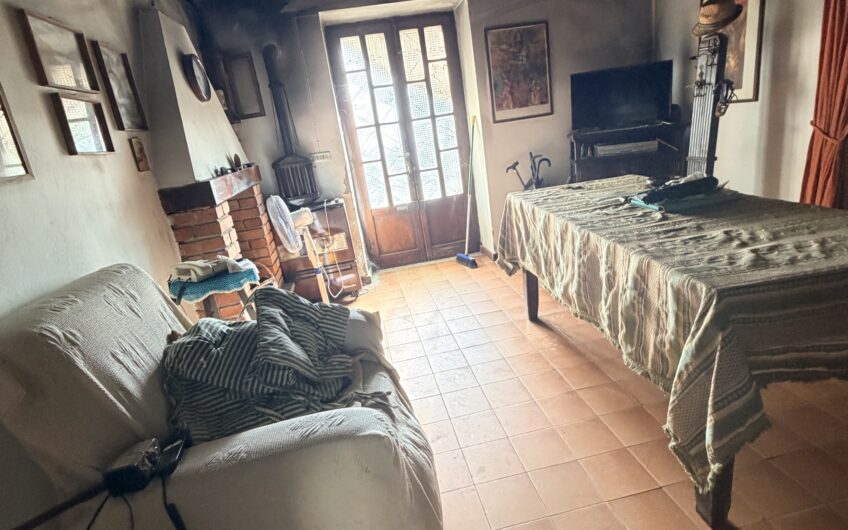 ALBUZZANO VIA ALESSANDRINA VENDESI CASA  SEMINDIPENDENTE SU 2 LIVELLI DA RISTRUTTURARE CON 4 LOCALI + SERVIZI,  ANNESSO AMPIO GIARDINO DI CIRCA 300 MQ E AMPIO PORTICO SU 2 LIVELLI CON BOX . EURO 55.000